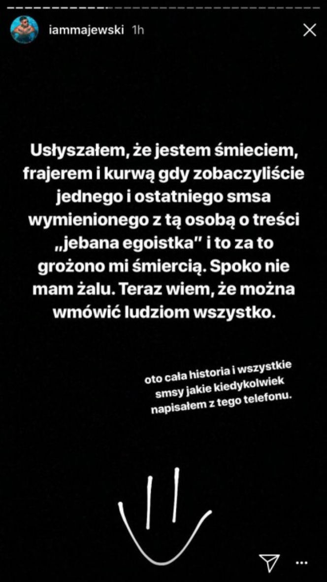 Daniel Majewski komentuje nieporozumienie między Deynn a jej siostrą