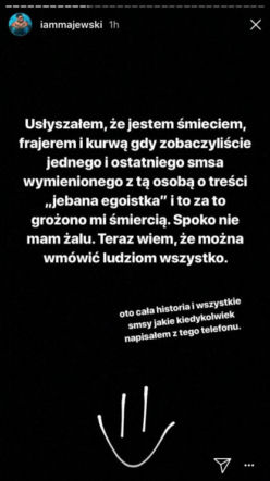 Daniel Majewski komentuje nieporozumienie między Deynn a jej siostrą