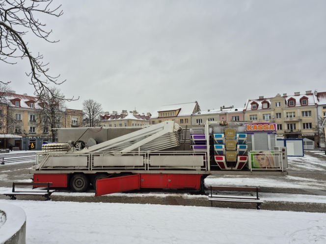 Ozdoby świąteczne oraz jarmark w Białymstoku
