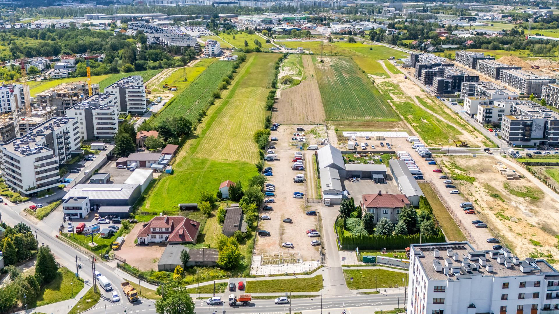 Ostatnie niezabudowane działki w rejonie stacji metra M2 Chrzanów