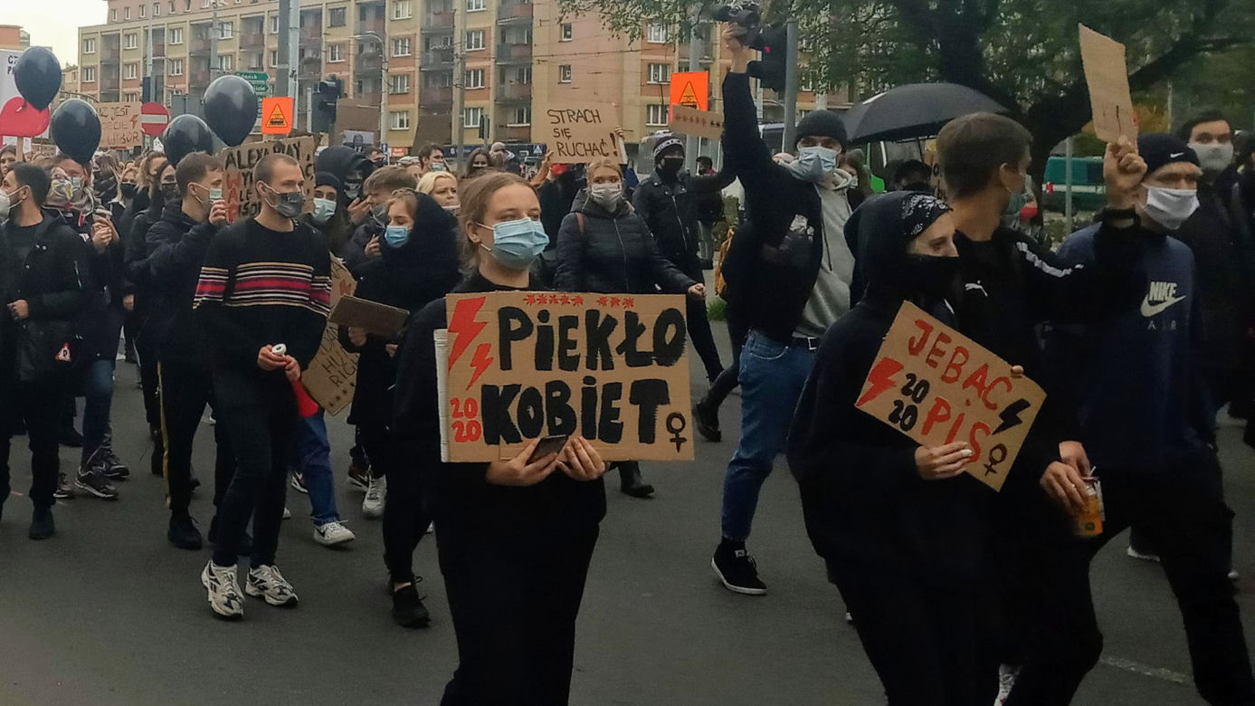 Protest kobiet w Szczecinie - 28.10.2020