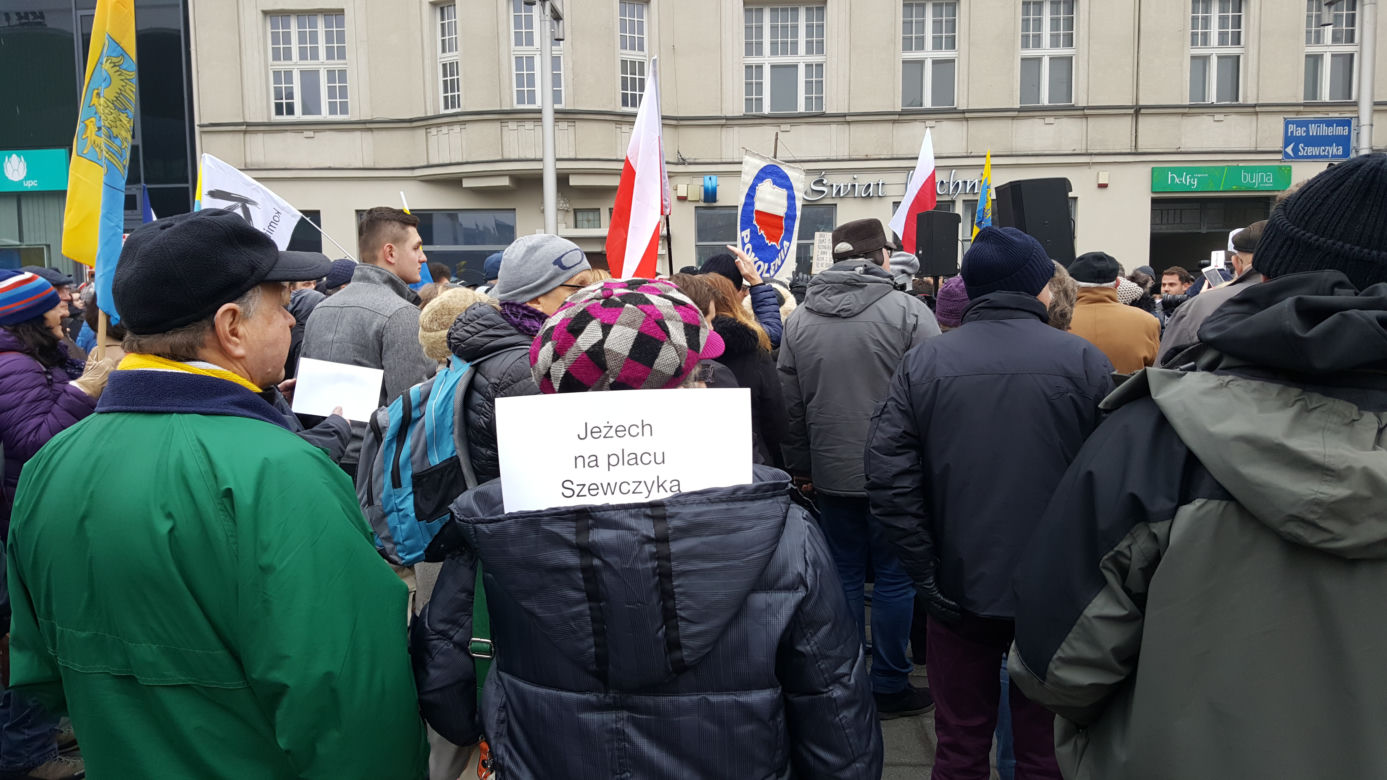 Mieszkańcy Katowic bronią placu Szewczyka