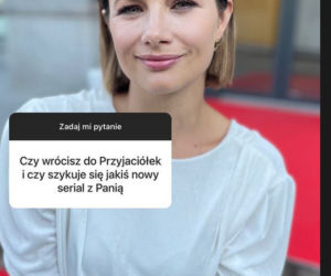 Agnieszka Sienkiewicz na Instagramie o powrocie do serialu Przyjaciółki