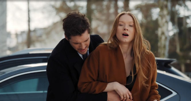 M jak miłość. Marcin (Mikołaj Roznerski), Elżbieta Domańska (Katarzyna Dąbrowska)