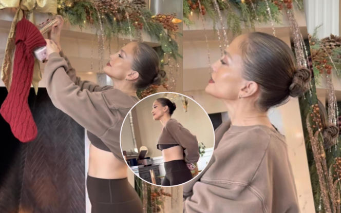 56-letnia Jennifer Lopez w obcisłych legginsach i bluzie tak kusej, że odsłaniała biust. Gorętsza od kominka!