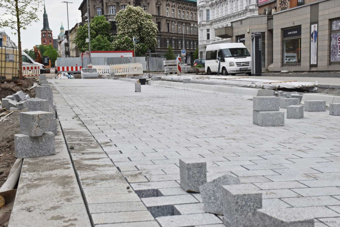 Przebudowa alei Wojska Polskiego - maj 2022