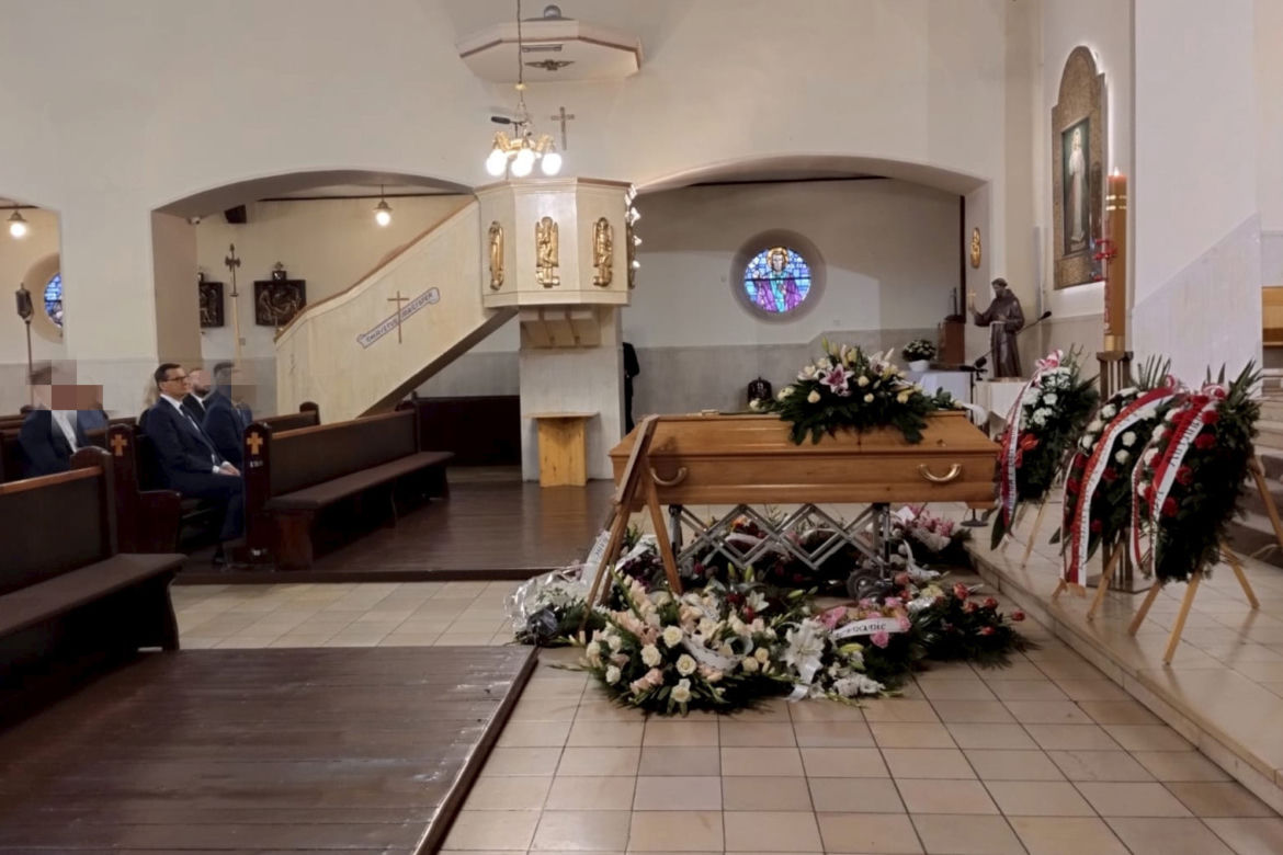 Pogrzeb Tekli Juniewicz w kościele św. Jerzego w Gliwicach