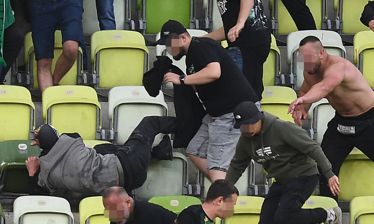 Lechia - Akademija! Wojna kiboli na trybunach. Krwawa jatka