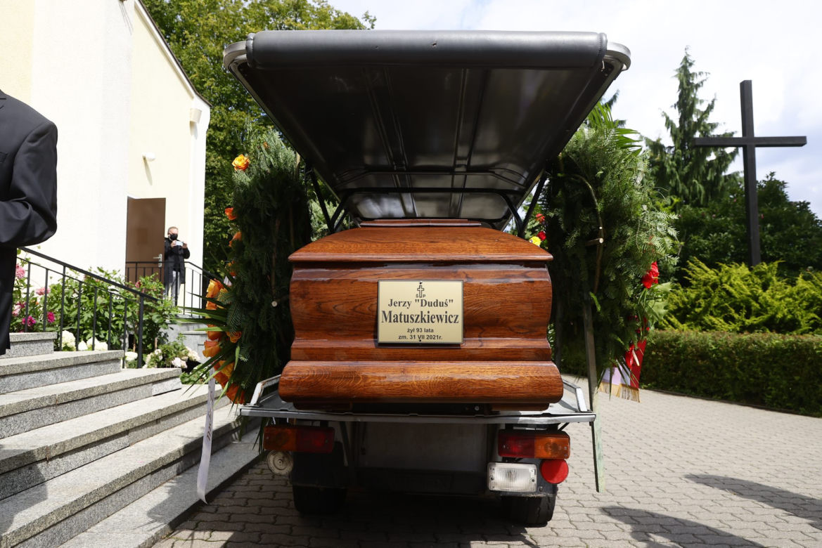 Pogrzeb Jerzego "Dudusia" Matuszkiewicza