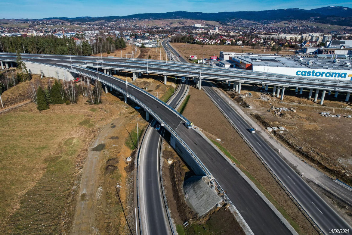 Budowa zakopianki DK 47 Rdzawka - Nowy Targ