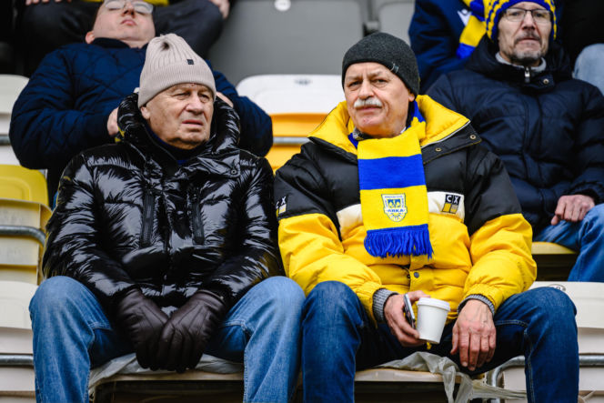 Arka Gdynia - GKS Katowice: Zdjęcia kibiców z meczu 22. kolejki PKO BP Ekstraklasy