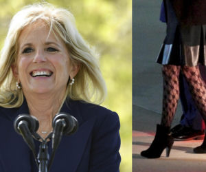 Jill Biden. Wojna o rajtuzy pierwszej damy! Nie uwierzysz jak się ubrała