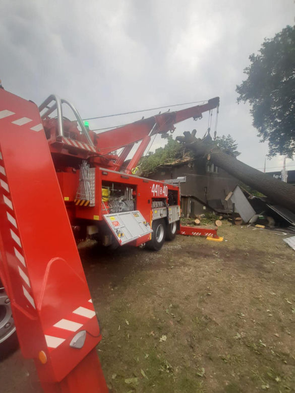 Nawałnice i burza w województwie śląskim. Ogromne zniszczenia w regionie