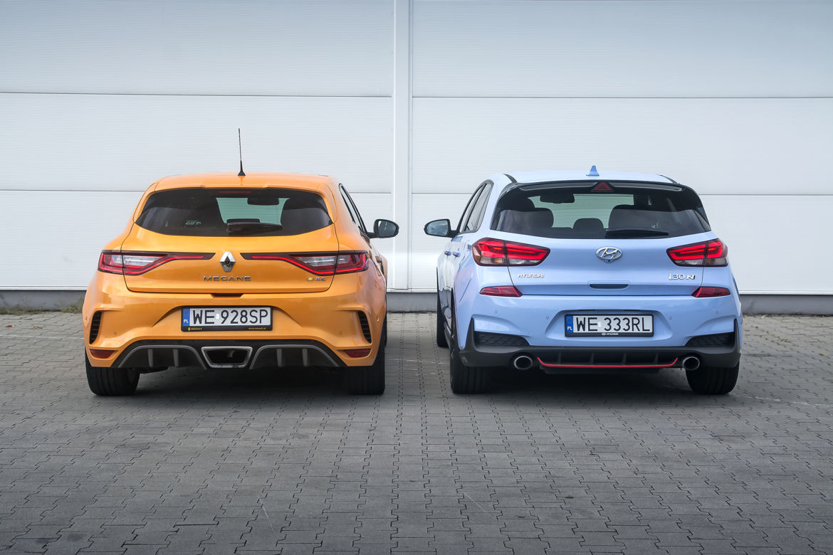 Renault Megane R.S. 1.8 TCe 280 KM EDC vs. Hyundai i30 N Performance 2.0 T-GDI 275 KM