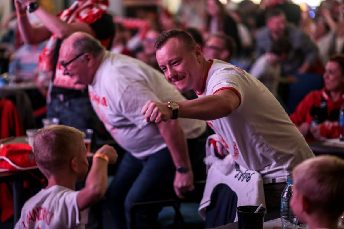 Polska - Arabia Saudyjska w strefie kibica na Stadionie Śląskim