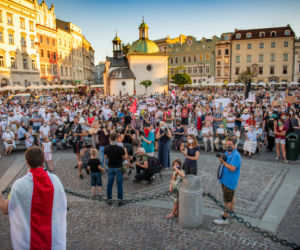 Kraków solidarny z Białorusią