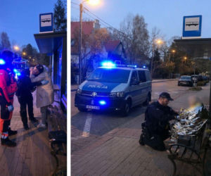 Dzięki szybkiej reakcji policjantów seniorka trafiła do szpitala