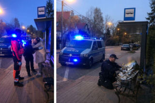 Dzięki szybkiej reakcji policjantów seniorka trafiła do szpitala