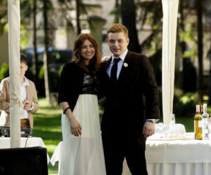 Barwy szczęścia odc. 1000. Hubert (Marek Molak), Klara (Olga Jankowska)