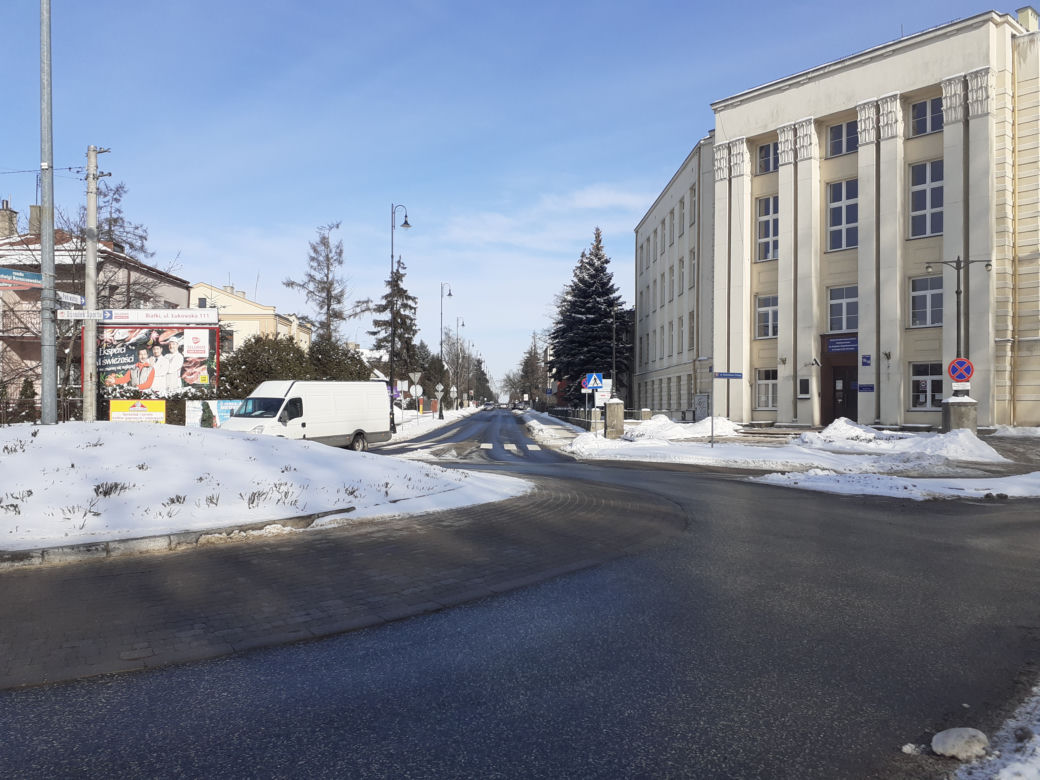 Jak wyglądała okolica ulicy Prusa w Siedlcach w połowie lutego 2021