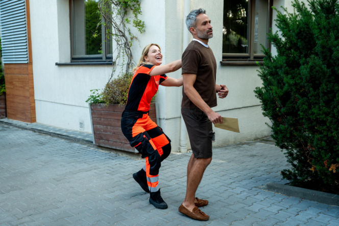 Na sygnale, odcinek 792. Benio (Hubert Jarczak), Basia (Anna Wysocka-Jaworska)