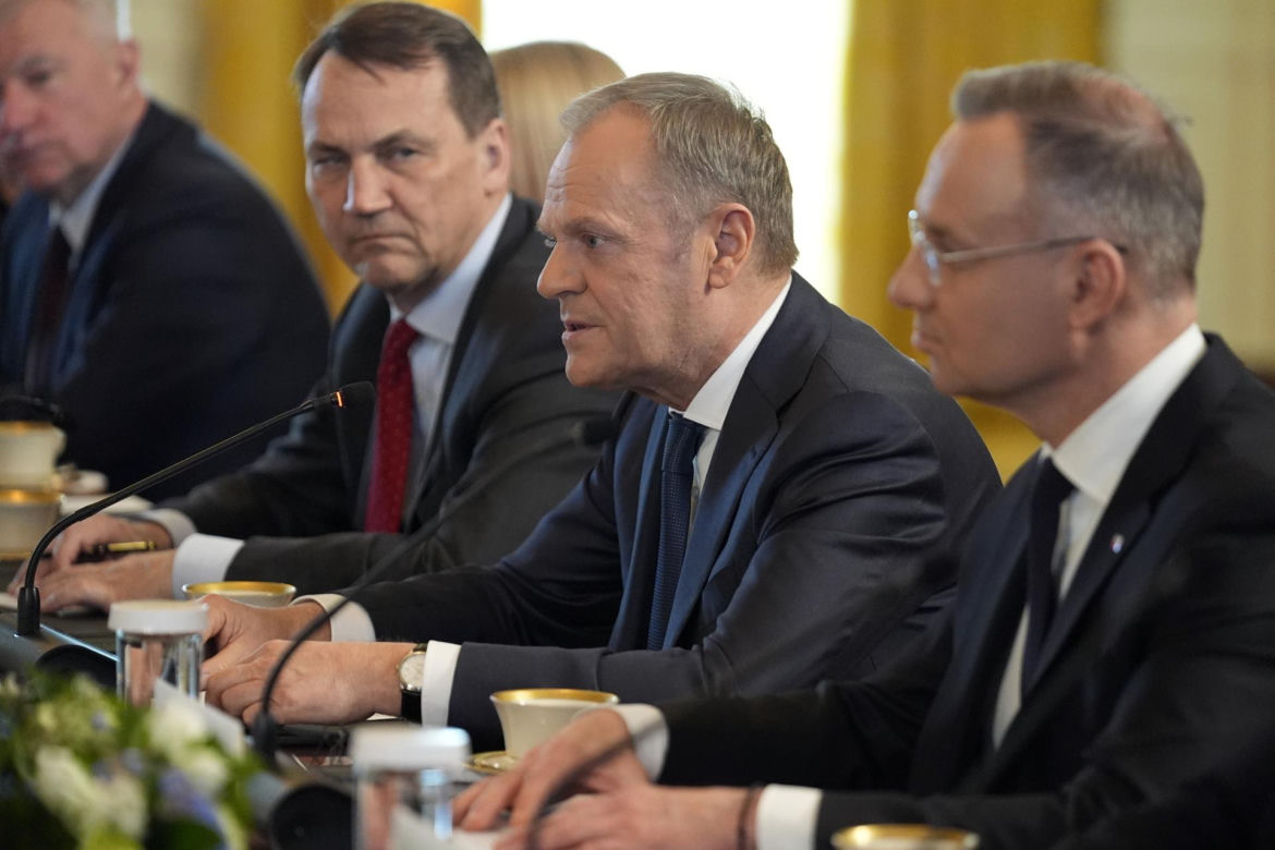 Andrzej Duda i Donald Tusk w Białym Domu