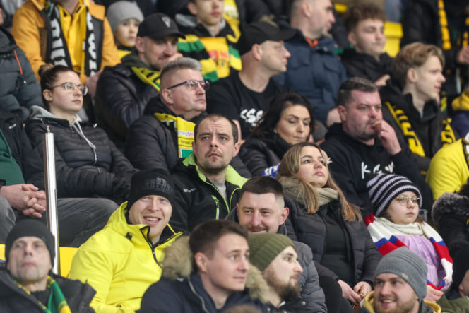 GKS Katowice - Górnik Zabrze: Zdjęcia kibiców z Derbów Śląska w ramach 23. kolejki PKO BP Ekstraklasy