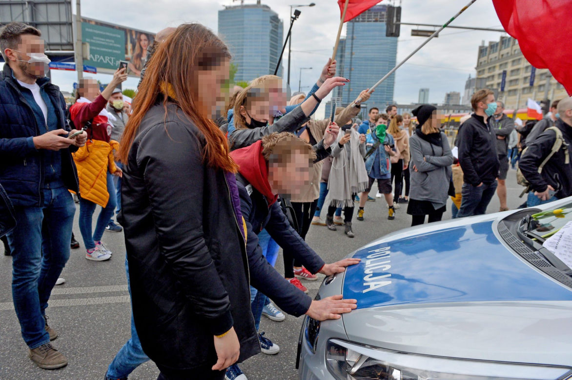 Protest przedsiębiorców w Warszawie