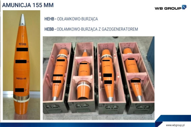 Amunicja 155 mm z Grupy WB