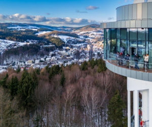 Wieża widokowa na Górze Parkowej w Krynicy-Zdroju