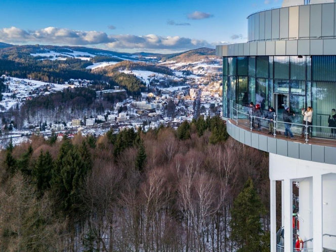 Wieża widokowa na Górze Parkowej w Krynicy-Zdroju