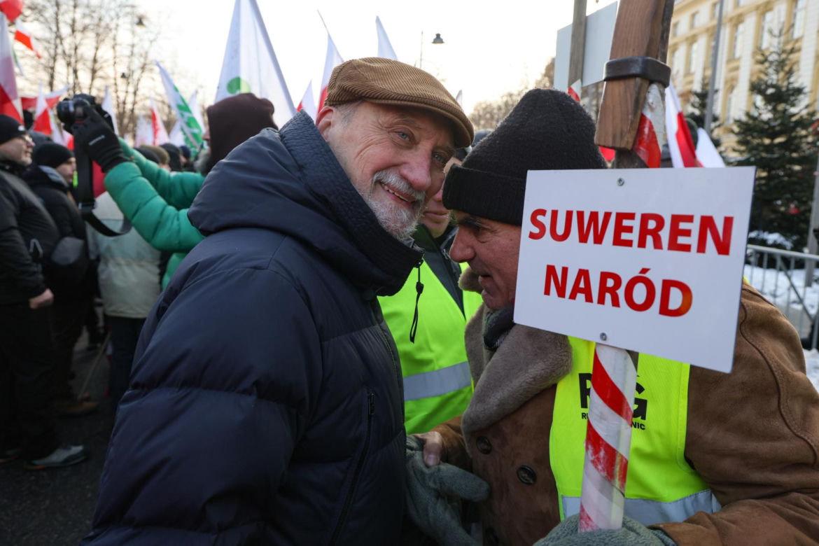 Protest rolników w Warszawie (9.01.2026)