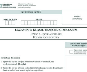 Egzamin gimnazjalny 2019 - język angielski