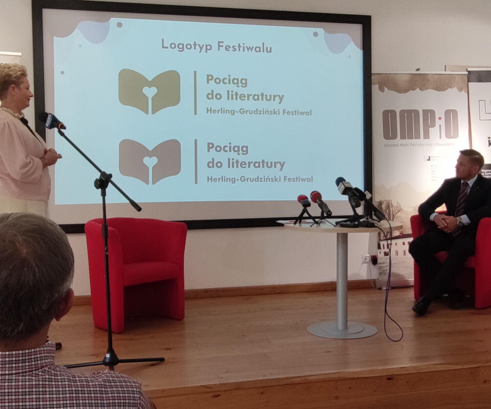 Konferencja prasowa festiwalu Pociąg do literatury. Herling-Grudziński Festiwal