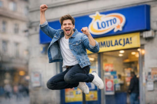 Zaufał ślepemu losowi i zgarnął fortunę. W tej miejscowości padła szóstka w Lotto