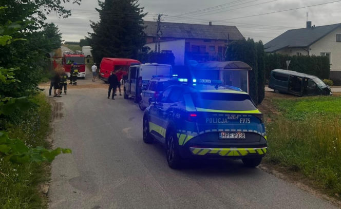 Zderzenie busów na skrzyżowaniu. Wielu poszkodowanych