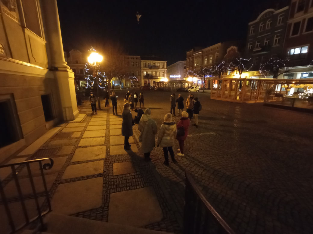 Strajk kobiet na rynku w Lesznie 