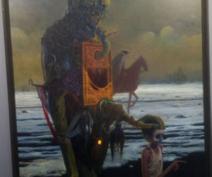 Beksiński. Śmierć mistrza i jego obrazy. Gigantyczna wystawa w Warszawie