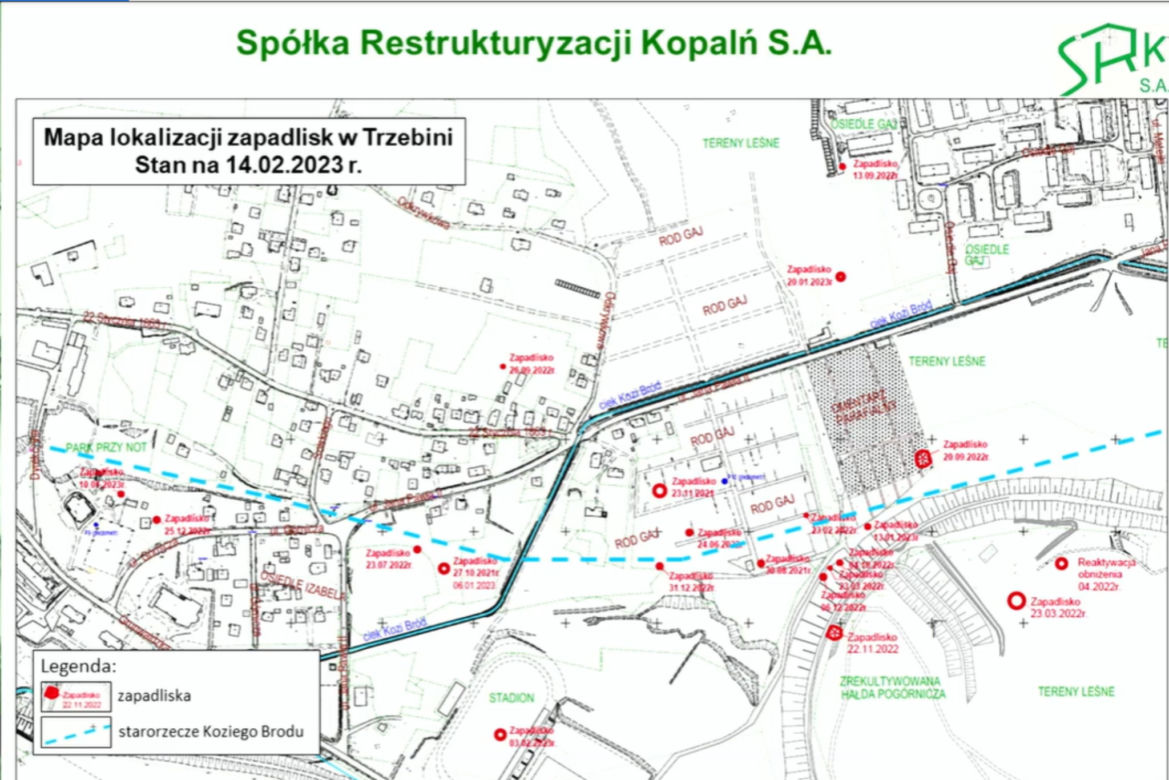Wyniki badań gruntów w Trzebini 
