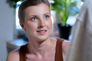 M jak miłość odc. 1894. Natalka (Dominika Suchecka), Hania (Wiktoria Basik)