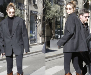 Gigi Hadid w kowbojkach