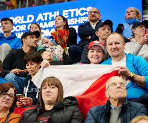 Halowe Mistrzostwa Świata w Lekkoatletyce Kujawy Pomorze 26 w Toruniu. Zdjęcia kibiców i zawodników z 1. dnia imprezy
