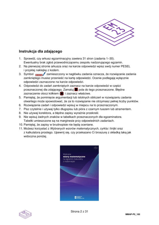 Matura próbna z matematyki. Mamy arkusz zadań CKE 