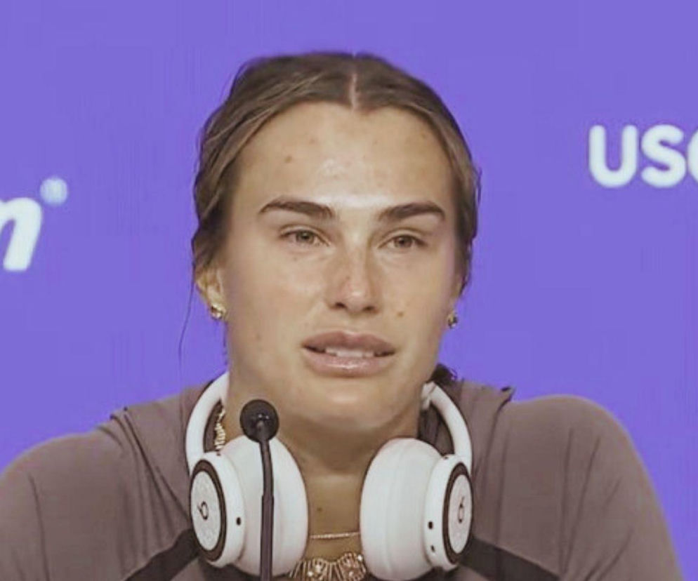 Aryna Sabalenka na konferencji prasowej US Open. O spięciu tenisistki z dziennikarzem przeczytasz na SE Supersport.