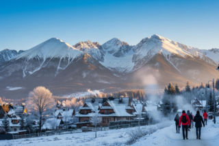 Mróz rano w Zakopanem. Nadchodzi prawdziwa wiosna?