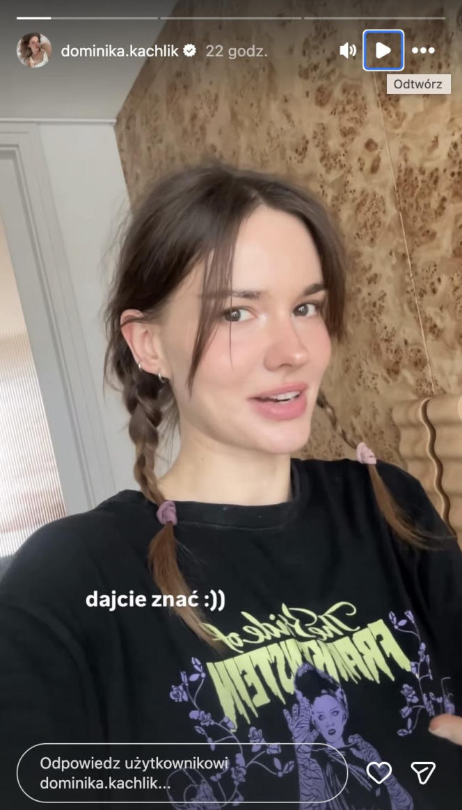 M jak miłość. Dominika Kachlik