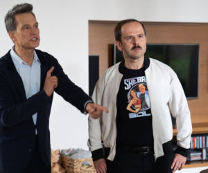 Na dobre i na złe odc. 834. Andrzej Falkowicz (Michał Żebrowski), Bolek (Sławomir Zapała)