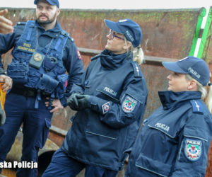 Zobaczcie jak wyglądała akcja policjantów na złomowiskach. 