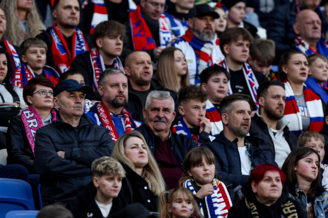 Górnik Zabrze - Raków Częstochowa: Zdjęcia kibiców i zawodników z meczu 25. kolejki PKO BP Ekstraklasy