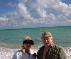 Lech Wałęsa wakacje w Miami
